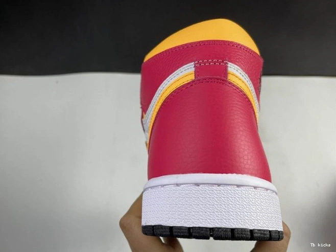 Cheap TBK OGLight Red Air High Jordan 1 555088-603 Fusion 0808